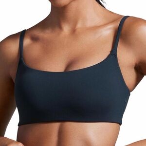 CRZ YOGA Butterbreeze Scoop Neck Sports Bra in True Navy